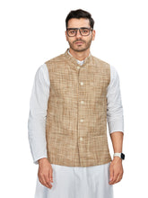 Cotton Nehru Jacket for Men - Beige | WCNVUKBE38