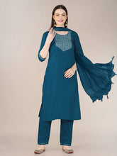 Women Kurta Pant Dupatta Set-1120MORPICHH