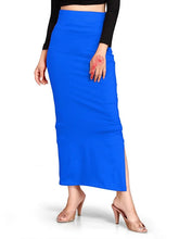 Women's Blue Lycra High Rise Saree Shapewear-12-PL-BLUE