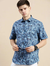 Men Multi Tropical Casual Shirt-GALAXY-1663-Multi