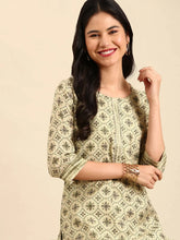 Women's Olive Printed Kurta SetKC-801-Olive