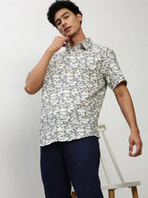 Men White Printed Casual Casual Shirts-JUPITERPRINT-1775-White