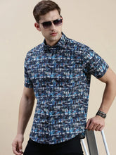 Men Multi Graphics Casual Shirt-GALAXY-1657-Multi