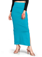 Women's Turquoise Blue Lycra High Rise Saree Shapewear-17-PL-TURQUOISE BLUE