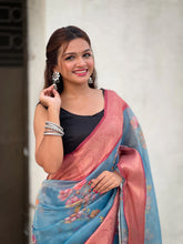 Womens Fashion Ethnic Kanjeevaram Blue Color Sarees-MLSHWSA1891BLU