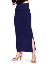 Women's Navy Blue Lycra High Rise Saree Shapewear-19-PL-NAVY BLUE