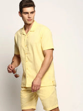 Men Yellow Solid Co ordSet-AARIN-1759-Yellow