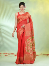 Hot Pink Cotton Saree With Zari Borders-MA64BCT401190039