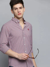 Men White Checked Casual Shirt-TRISTANCHECKS-4336-White