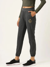 Cotton Terry Joggers in Grey