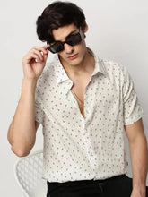 Men White Geometrical Casual Casual Shirts-JUPITERPRINT-1791-White