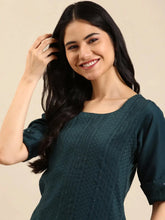 Women's Green Printed Kurta SetKC-795-Green