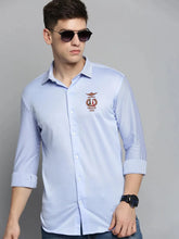 Men Blue Striped Casual Shirt-STYLISHSTRIPE-3495-Blue