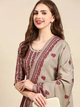 Women's Maroon Printed Kurta SetKC-1013-Maroon