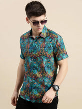 Men Multi Graphics Casual Shirt-GALLERLA-1733-Multi