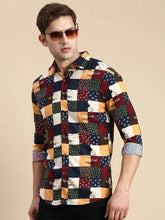 Men Multi Printed Casual Shirt-GURJANPRINT-5415-Multi