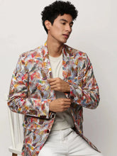 Men Multi Printed Casual Blazers-SOBLZ-082-10-Multi