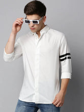 Men White Solid Casual Shirt-COLTONPLAIN-4516-White