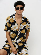 Men Navy Printed Co ordSet-HIPHOP-M182P-1623-Navyblue