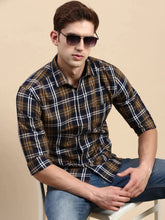 Men Multi Checked Casual Shirt-BLAZOCHECKS-4655-Multi