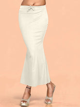 Women's Cream Cotton Lycra High Rise Saree Shapewear-26-FC-CO-CREAM