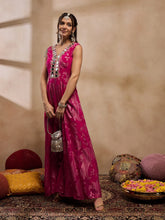 Kalidar Jumpsuit In Pink Color