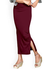Women's Maroon Lycra High Rise Saree Shapewear-3-PL-MAROON
