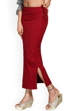 Women's Maroon Cotton Lycra High Rise Saree Shapewear-34-CO-MAROON