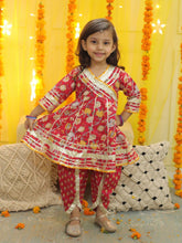 Pure Cotton Ethnic Suit Set for Kids - Red | BD23SU40RDA