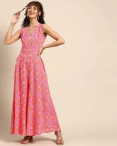 Kalidar Jumpsuit in Pink