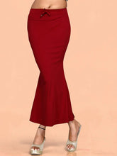 Women's Maroon Cotton Lycra High Rise Saree Shapewear-48-FC-CO-MAROON