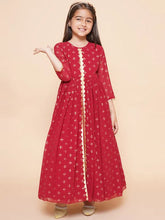 Girls Traditional Wear Ethnic Dress-53K-KDEDGRFP