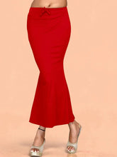 Women's Red Cotton Lycra High Rise Saree Shapewear-56-FC-CO-RED