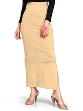 Women's Beige Lycra High Rise Saree Shapewear-8-PL-BEIGE