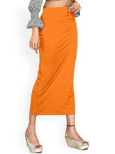 Women's Orange Lycra High Rise Saree Shapewear-8-PL-ORANGE