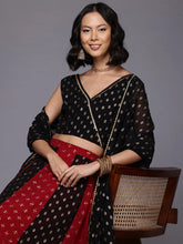 Printed Foil Print Ready to Wear Lehenga & Blouse With Dupatta-AHBLDULH-COMBO-1018