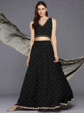 Printed Foil Print Ready to Wear Lehenga & Blouse With Dupatta-AHBLDULH-COMBO-1019