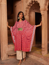 Maroon Digital Printed Kaftan Kurta-AHKFCRDP-6041-FF