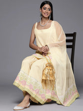 Women Yellow Kurta with Sharara & With Dupatta-AHKUDUSH-COMBO-619-ICH