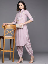 Floral Printed Regular Gotta Patti Pure Cotton Kurta With Salwar-AHKUPN-COMBO-678