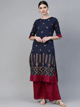 Printed Kurta with Palazzo-AHKUPZ-COMBO-284
