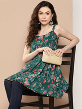 Floral Printed Tunic-AHTUPSDP-8144-ICH