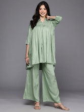 Women's Green Westren Co-ords-AHTUPZ-COMBO-1129