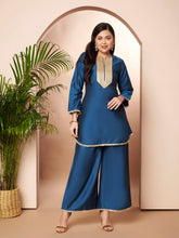 Women's BlueTraditional Wear Co-ords-AHTUPZ-COMBO-1168