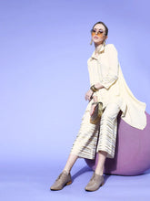 Off White & Golden Solid Top with Palazzos-AHTUPZ-COMBO-451-FF