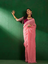 Womens Fashion Ethnic Pink Color Sarees-MLSHWSA1277PNK0ONE