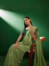 Womens Fashion Ethnic Green Color Sarees-MLSHWSA1278GRN0ONE