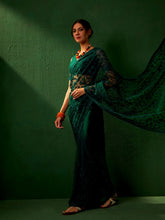 Womens Fashion Ethnic Teal Color Sarees-MLSHWSA1172TEL0ONE