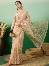 Womens Fashion Ethnic Beige Color Sarees-MLSHWSA1317BEI0ONE