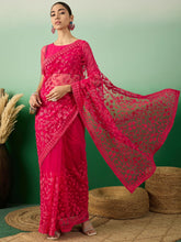 Womens Fashion Ethnic Pink Color Sarees-MLSHWSA1322PNK0ONE